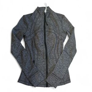 lululemon athletica Gray Zip-Up Top